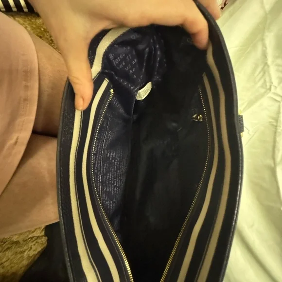 Kate Spade story book Blue and Cream Striped Tote Bag 💕 - Picture 11 of 14